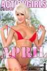 Actiongirls Recruit April Red Bikini Photo Layout & Zip