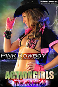 Actiongirls Hero Lindsey Pink Cowboy Photo Layout & Zip